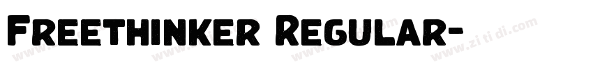 Freethinker Regular字体转换
